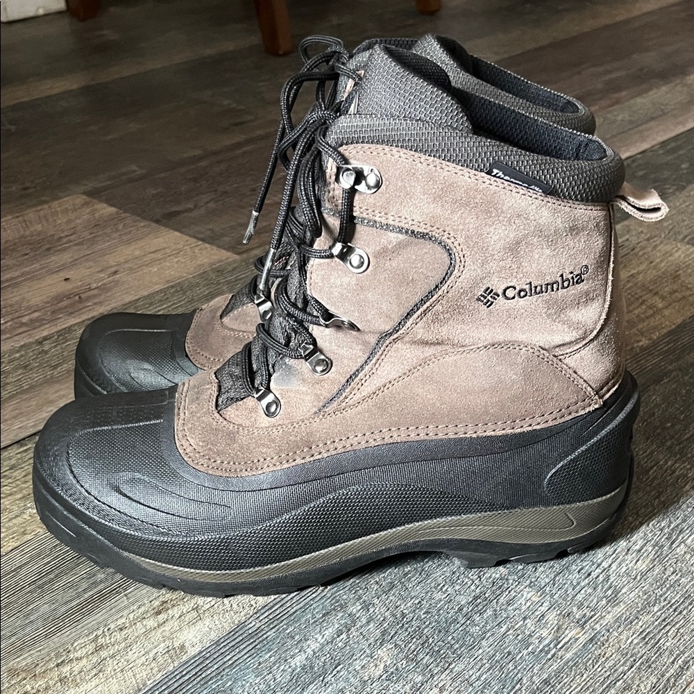 COLUMBIA Cascadian SUMMIT Brown Black Lace Up Boots Men's - Picture 3 of 12